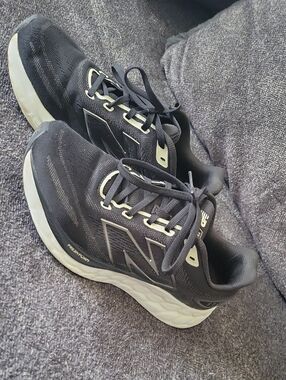 New Balance Black and White Athletic Sneakers